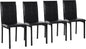 Homelegance 2601 Tempe PU Upholstered Chair (Set of 4), Dining Height, Brown