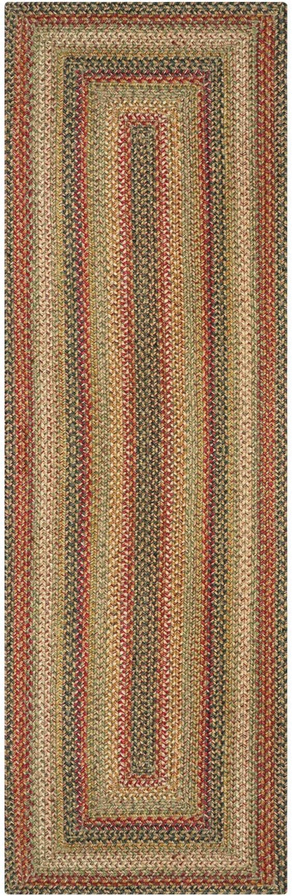 Kingston Jute Braided Rug Runners 22x72 – A Multicolor Braided Runner Rug to Use in Kitchen & Entryway