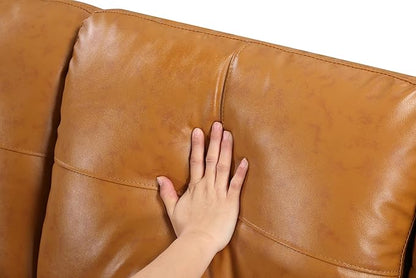 Evan Sectional Sofa or Couch with Ottoman for Living Room, Apartment, Bedroom, Office