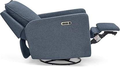 Delta Children babyGap Harlowe Power Recliner with USB-A and Type-C Ports Greenguard Gold Certified – Stain-Resistant Performance Fabric is Oeko-TEX Standard 100 Certified, Slate