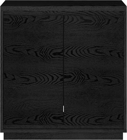 Henn&Hart Presque Accent Cabinet, 30" Wide, Black