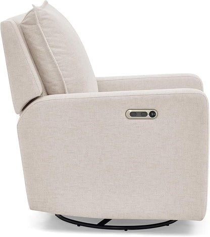 Delta Children babyGap Harlowe Power Recliner with USB-A and Type-C Ports Greenguard Gold Certified – Stain-Resistant Performance Fabric is Oeko-TEX Standard 100 Certified, Sand