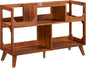 Crosley Furniture Asheville Mid-Century Modern Media Console Record Player Stand, Storage for Vinyl Records, Large, Walnut
