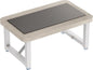 One Step Stool, Wooden Foot Stool for Adults, Heavy Duty Small Stepping Stool for High Bed, Kitchen Counter, Natural