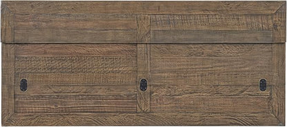Martin Svensson Home Napa Sofa Console Table, Modular Flip Top Dining or Accent, Solid Natural Wood