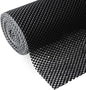 Shelf and Drawer Liner, Non-Adhesive Non Slip and Grip Durable Clean Pad Full Size 17.7 Inches x 20 Feet for Drawers, Shelves, Cabinets, Storage, Kitchen, Desks, Kitchenware, Tableware, Black