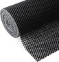 Shelf Liner, Non-Adhesive Roll Drawer Liners 12 Inches x 20 Feet for Drawers, Non Slip Grip Durable Strong Clean, for Cabinets, Kitchen, Storage, Desks, Kitchenware, Tableware, Black