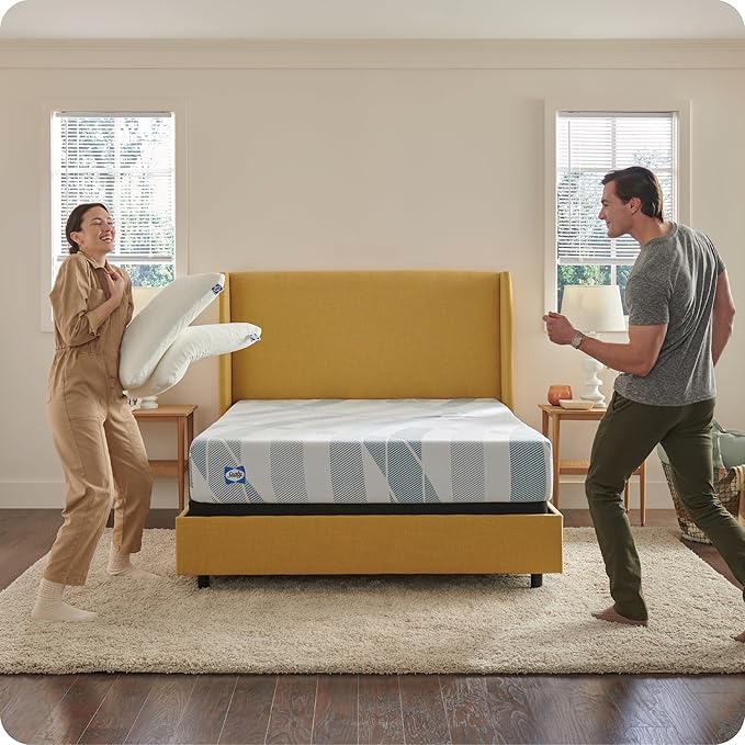 Sealy Dreamlife 10" Hybrid Mattress-in-a-Box, California King, SealyComfort Gel Memory Foam, SealyResponsive Encased Coils, Surface-Guard Technology