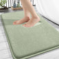 OLANLY Thick Memory Foam Bath Mat Rug 30x20, Extra Soft Absorbent Bathroom Rug, Quick Dry Bath Mats, Non-Slip, Machine Washable Carpet for Bathroom, Tub and Shower, Home Decor Accessories, Sage Green