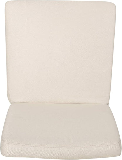 Christopher Knight Home Sidney Contemporary Upholstered Dining Chair (Set of 2), Beige + Espresso