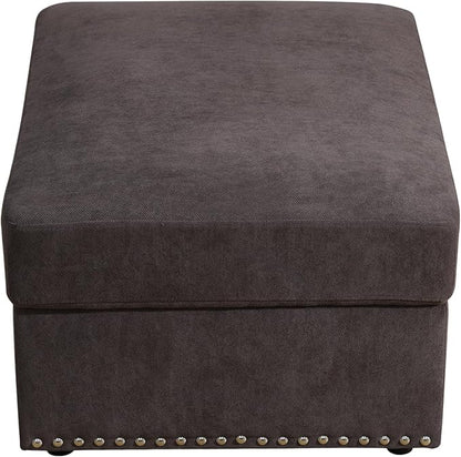 Sectional Couch Sofa with Ottoman Living Room Ottoman, U-Shaped Modern Couches for Living Room, Bedroom, Office