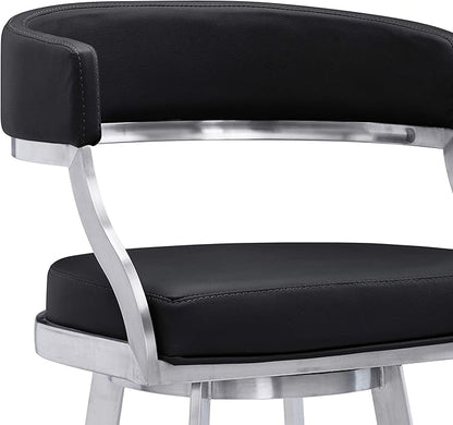 Saturn Bar Stool, 30" Height, Black