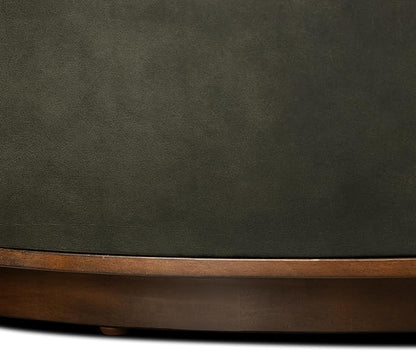 POLY & BARK Herve Storage Ottoman in Olivine Green