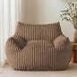Oversized Bean Bag Chair for Adults, Giant Comfy Plush Boneless Bean Bag Couch with Filler for Kids - Reading Chair for Living Room, Bedroom & Dorm, Single Accent Chair Floor Lounger, Khaki