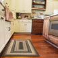 Homespice 27x45” Black Rect. Braided Rug. Kilimanjaro Black Jute Rug. Uses- Entryway, Kitchen Rugs, Bathroom Rugs. Reversible, Rustic, Country, Primitive, Farmhouse Decor Rug