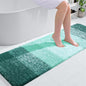 OLANLY Bathroom Runner Rugs 59x20, Extra Soft Absorbent Microfiber Bath Rugs, Rubber Backing, Quick Dry, Washable Bath Mats for Bathroom Floor, Tub and Shower, Home Decor Accessories, Blackish Green