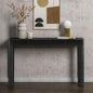 NTC Flow Modern Wooden Rectangle Console Table with Hidden Drawer – Waterproof & Heat Resistant, Burnt Black