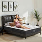 Twin Size Mattress, 12 Inch 5-Zone Pocket Spring Hybrid Mattress with Gel Memory Foam for Pressure Relief & Peaceful Sleep, Medium Firm, Mattress in a Box