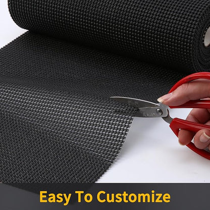 iwtmm Drawer Shelf and Cabinet Liners Non-Adhesive Extra Strong Grip - Keep Items in Place for Kitchen, Bathroom, Office & Wardrobe, Heavy Duty Anti-Slip Liners for Cabinets, Cupboards, Drawers