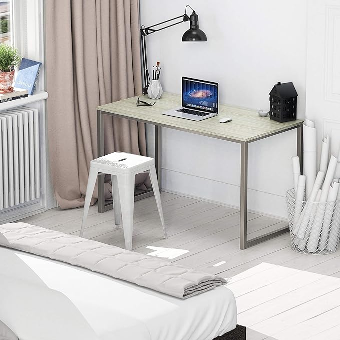 SHW Mission 48-Inch Home Office Computer Desk, Maple