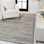 JONATHAN Y Khalil Modern Berber Stripe Gray/Cream Indoor Area Rug, 3x5, Contemporary, Bohemian, Easy-Cleaning for Living Room, Bedroom, Kitchen, Pet Friendly, Non-Shedding (MOH207G-3)