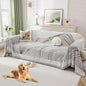 Non Slip Sofa Covers Couch Covers for 3 Cushion Couch Sofa Pet Friendly Washable Couch Covers for Sofa, Soft Thick Sectional Couch Covers L Shape Furniture Protector for Kids, Dogs 71" X118"