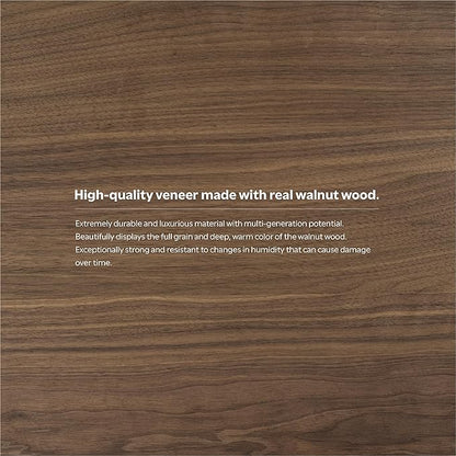 SIMPLIHOME Colby Dining Table, Solid Wood Walnut Veneer in Walnut, 60 x 36 inches, Contemporary-Style Rectangular Kitchen Table for up to 6 People