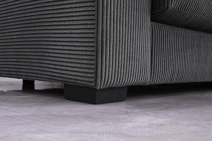 Evan L Shape sectional Sofa for Living Room, Apartment, Bedroom, Office