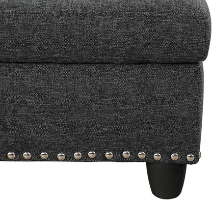 Halibur Sectional Sofa or Couch with Ottoman for Living Room, Apartment, Bedroom, Office