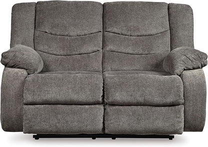 Signature Design by Ashley Loveseat Reclining, Dark Gray