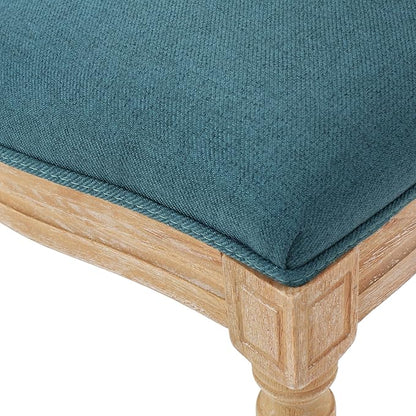 Christopher Knight Home Phinnaeus Fabric Dining Chairs, 2-Pcs Set, Dark Teal