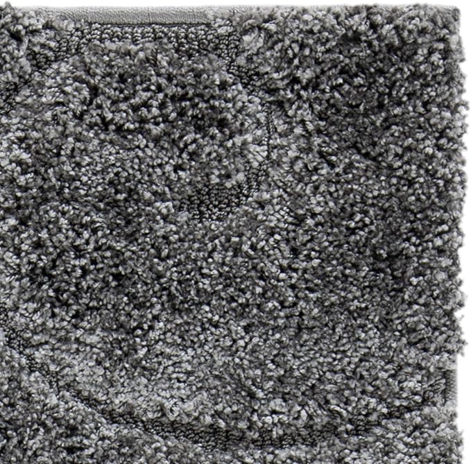 SAFAVIEH Florida Shag Collection Area Rug - 9'6" x 13', Grey, Scroll Design, Non-Shedding & Easy Care, 1.2-inch Thick Ideal for High Traffic Areas in Living Room, Bedroom (SG455-8013)