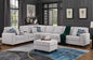 Leio Sectional Modular Sofa with Ottoman for Living Room, Apartment, Bedroom, Office, Dorm