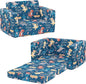 Ulax furniture Kids Sofa Couch, Children Flip-Out Chair 2-in-1 Toddler Chairs Convertible Sofa to Lounger