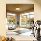 Hasipu Home Gym Mirror 55" L x 24" W - 2PCS Large Full Body Mirror for Yoga, Wall-Mounted Mirrors for Fitness, Garage, Dance Studio, 0.16in Tempered Glass Frameless