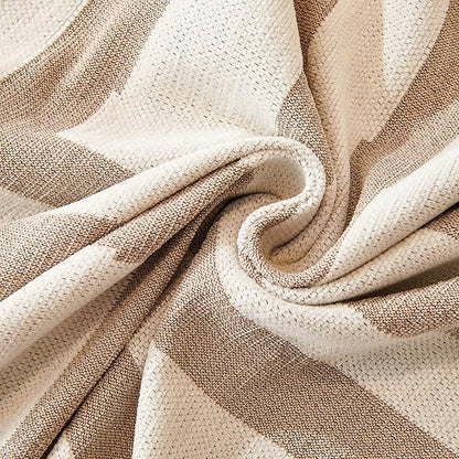 STACYPIK Durable Khaki Couch Covers for Dog Boho L Shape Armchair Slipcovers Tassels Couch Protector for 1 Cushion Couch Reversible Geometric Sofa Cover Anti Slip Multi-Use Couch Cover Blanket-71X71IN