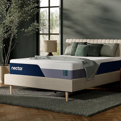 Nectar Premier 13” Twin XL Mattress - Medium Firm - Contouring Memory Foam - Cooling Upgrade - 2” Pressure Relief Layer - Mattress in a Box - 365-Night Trial & Forever Warranty
