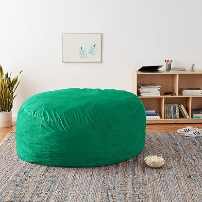 Sofa Sack Bean Bag Chair Cover, 6-Feet, Aqua Marine