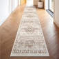 Non Slip Hallway Runner Rug - 2 x 10 Runner Rug, Washable & Waterproof Kitchen Floor Mat - Extra Long Neutral Farmhouse Boho Design Décor (2x10 Beige/Latte)