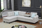 Ball & Cast 98" L Shaped Sectional Couch for Living Room with Chaise & Nailhead Trim,4 Seat Linen Upholstered Modular Sectional Sofa Set 2 PCS W/Cup Holders and 2 Pillows for Home,Office,Light Gray