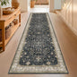 Black Washable Long Runners for Hallways, 2'6"x8' Wide Kitchen Runner Rug, Entryway Indoor Rug, Non Slip Rubber Backing Boho Vintage Floor Decor