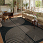 Lahome Modern Rainbow Easy Jute Rug, 6x9 Area Rugs for Living Room Outdoor Patio Washable Indoor Outdoor Dining Room Carpet, Farmhouse Large Non Slip Carpet for Bedromm Backyard Office