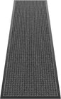 Sturdy Front Door Mat Outside Entrance, 6' x 2' All-Season All-Weather Doormat Waterproof, Stain and Fade Resistant, Natural Rubber Indoor Outdoor Welcome Door Mat Trap Dirt
