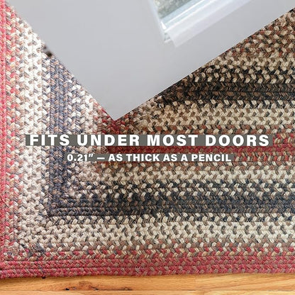Homespice Chester Braided Rugs Country Style 27x45 The Ideal Red Kitchen Rug