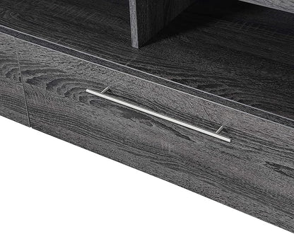 Convenience Concepts Newport Marbella 60 inch TV Stand with Cabinets and Shelves Home_Furniture_and_Decor, unspecified, Weathered Gray