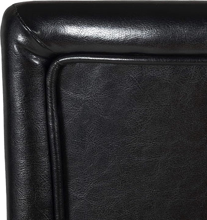Homepop Home Decor | Classic Counter Height Bar Stools | 29 Inch Bar Stools | Decorative Home Furniture (Black) Single Pack