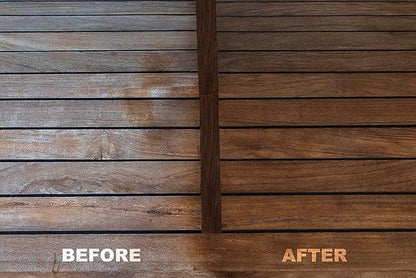 EcoDecors 24 pz. Teak Oil Protective Teak Sealer Wood Oil Indoor/Outdoor and Teak Cleaner Protective Teak Wood Restorer Eco Household Wood Furniture Cleaner Spray Bottle