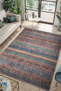 Keen Home Design 10x14 Rug - Machine Washable Area Rug with Non-Slip Backing, Ideal for Living Room, Dining Room, Bedroom - Vintage, Easy Clean, Durable, Low Pile Rug - (9'7" x 14')