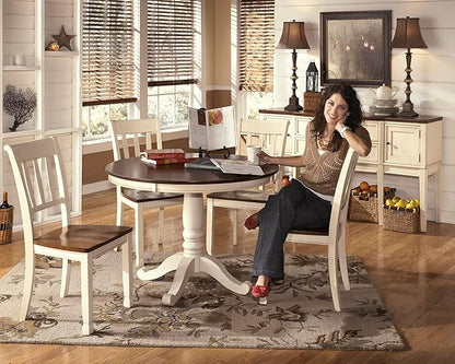Signature Design by Ashley WhiteOwing Dining Chair, Brown/Cottage White