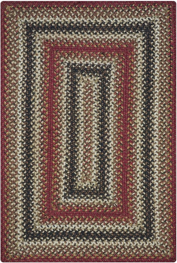 Homespice Chester Braided Rectangular Rug 4x6' Country Style Rugs
